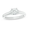 Thumbnail Image 0 of Vera Wang Love Collection 5/8 CT. T.W. Diamond Solitaire Collar Engagement Ring in 14K White Gold