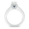 Thumbnail Image 2 of Vera Wang Love Collection 5/8 CT. T.W. Diamond Solitaire Collar Engagement Ring in 14K White Gold
