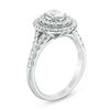 Thumbnail Image 1 of Celebration Ideal 1-1/4 CT. T.W. Oval Diamond Double Frame Engagement Ring in 14K White Gold (I/I1)
