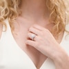 Thumbnail Image 1 of 1-3/4 CT. T.W. Celebration Ideal Diamond Frame Ornate Shank Engagement Ring in 14K White Gold (I/I1)
