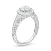 Thumbnail Image 2 of 1-3/4 CT. T.W. Celebration Ideal Diamond Frame Ornate Shank Engagement Ring in 14K White Gold (I/I1)