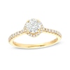 Thumbnail Image 0 of Celebration Infinite™ 1 CT. T.W. Certified Diamond Frame Engagement Ring in 14K Gold (I/SI2)