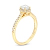 Thumbnail Image 2 of Celebration Infinite™ 1 CT. T.W. Certified Diamond Frame Engagement Ring in 14K Gold (I/SI2)