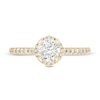 Thumbnail Image 3 of Celebration Infinite™ 1 CT. T.W. Certified Diamond Frame Engagement Ring in 14K Gold (I/SI2)