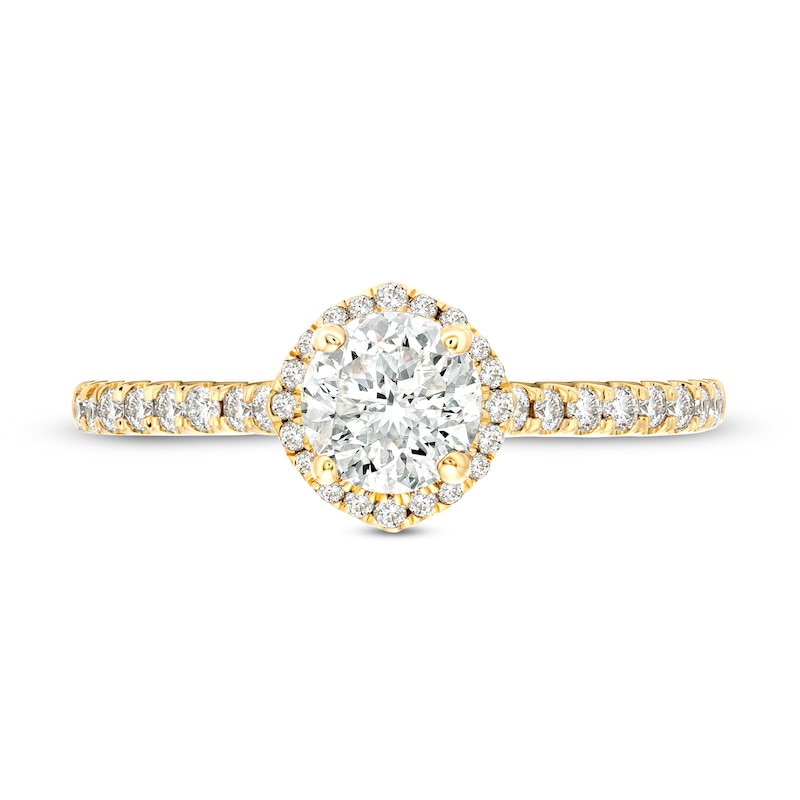 Celebration Infinite™ 1 CT. T.W. Certified Diamond Frame Engagement Ring in 14K Gold (I/SI2)
