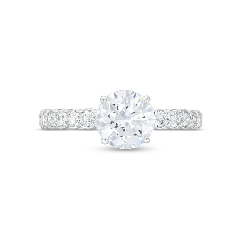 Celebration Ideal 2 CT. T.W. Diamond Engagement Ring in 14K White Gold (I/I1)