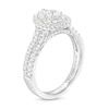 Thumbnail Image 2 of Celebration Infinite™ 1-1/5 CT. T.W. Certified Pear-Shaped Diamond Frame Engagement Ring in 14K White Gold (I/SI2)