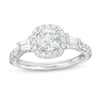 Thumbnail Image 0 of Celebration Infinite™ 1-3/4 CT. T.W. Diamond Cushion-Shaped Frame Engagement Ring in 14K White Gold (I/SI2)