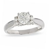 Thumbnail Image 0 of Previously Owned - Celebration Lux® 1-1/4 CT. T.W. Diamond Engagement Ring in 18K White Gold (I/SI2)