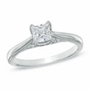 Thumbnail Image 0 of Previously Owned - Celebration Lux® 5/8 CT. T.W. Princess-Cut Diamond Engagement Ring in 18K White Gold (H-I/I1)